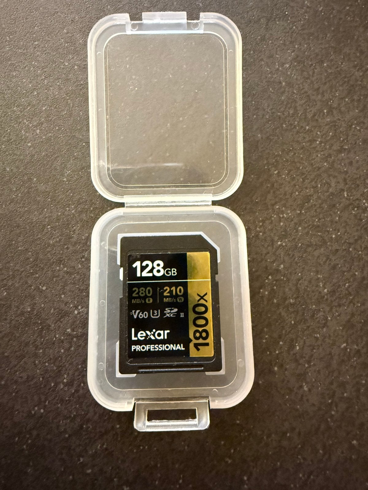 Lexar SDXC Pro 128 GB 1800x /270 Gold, Ophalen, SDXC, Zo goed als nieuw, Fotocamera