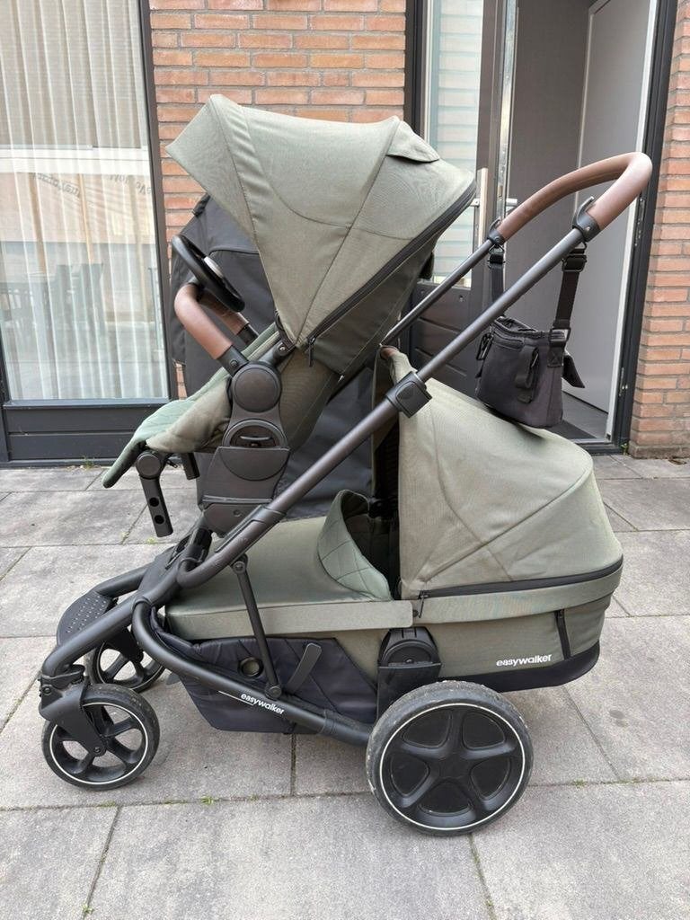 Easy Walker Harvey 3 Premium - DUO WAGEN - Zeer complete set, Gebruikt, Duowagen, Combiwagen, Ophalen