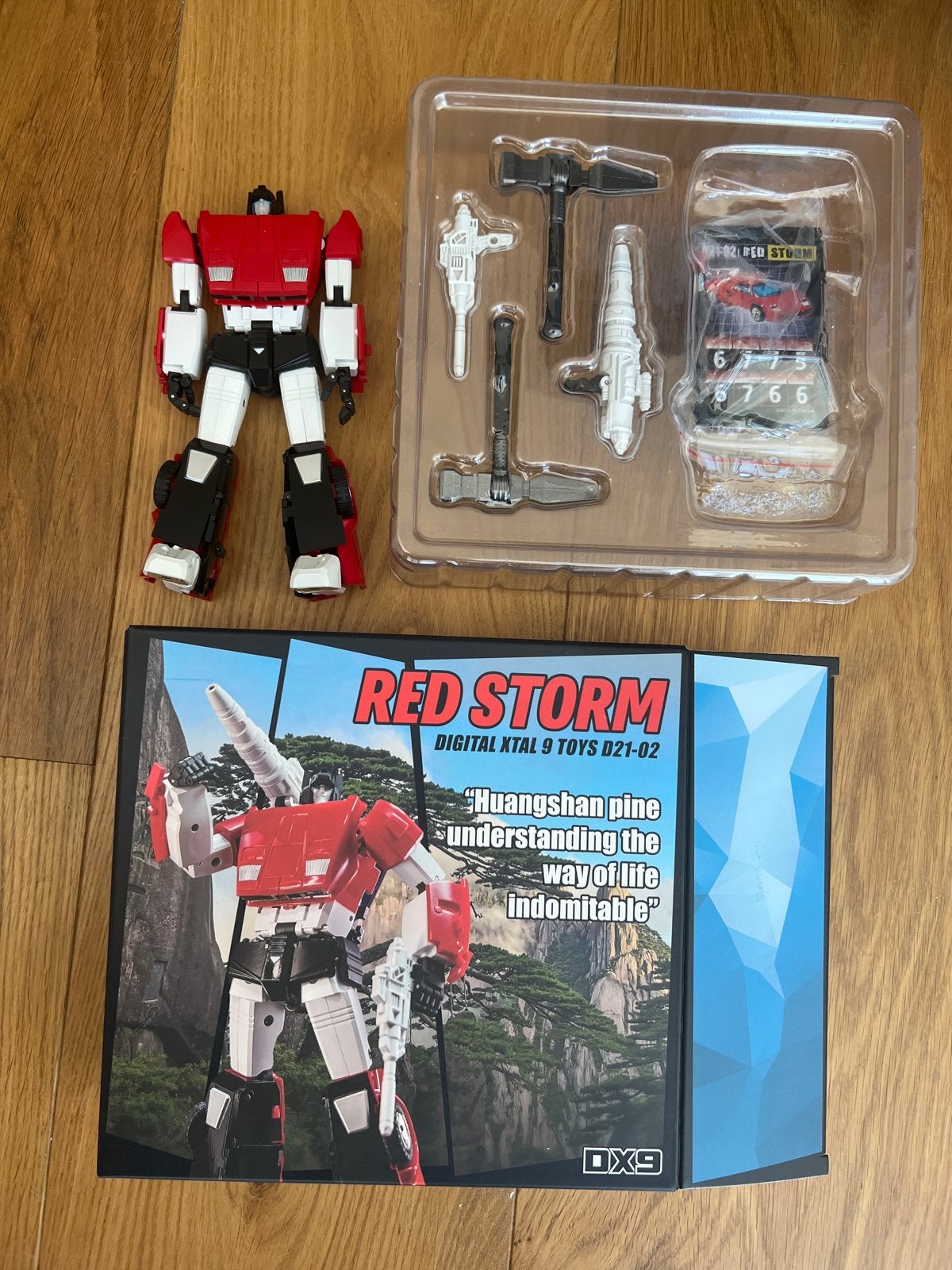 DX9 Red Storm Transformer Figuur D21-02, G1, Ophalen of Verzenden, Zo goed als nieuw