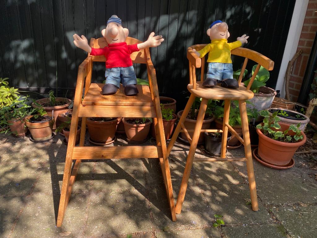 Houten kinderstoelen, Ophalen, Gebruikt, Overige typen, Aanschuifbaar