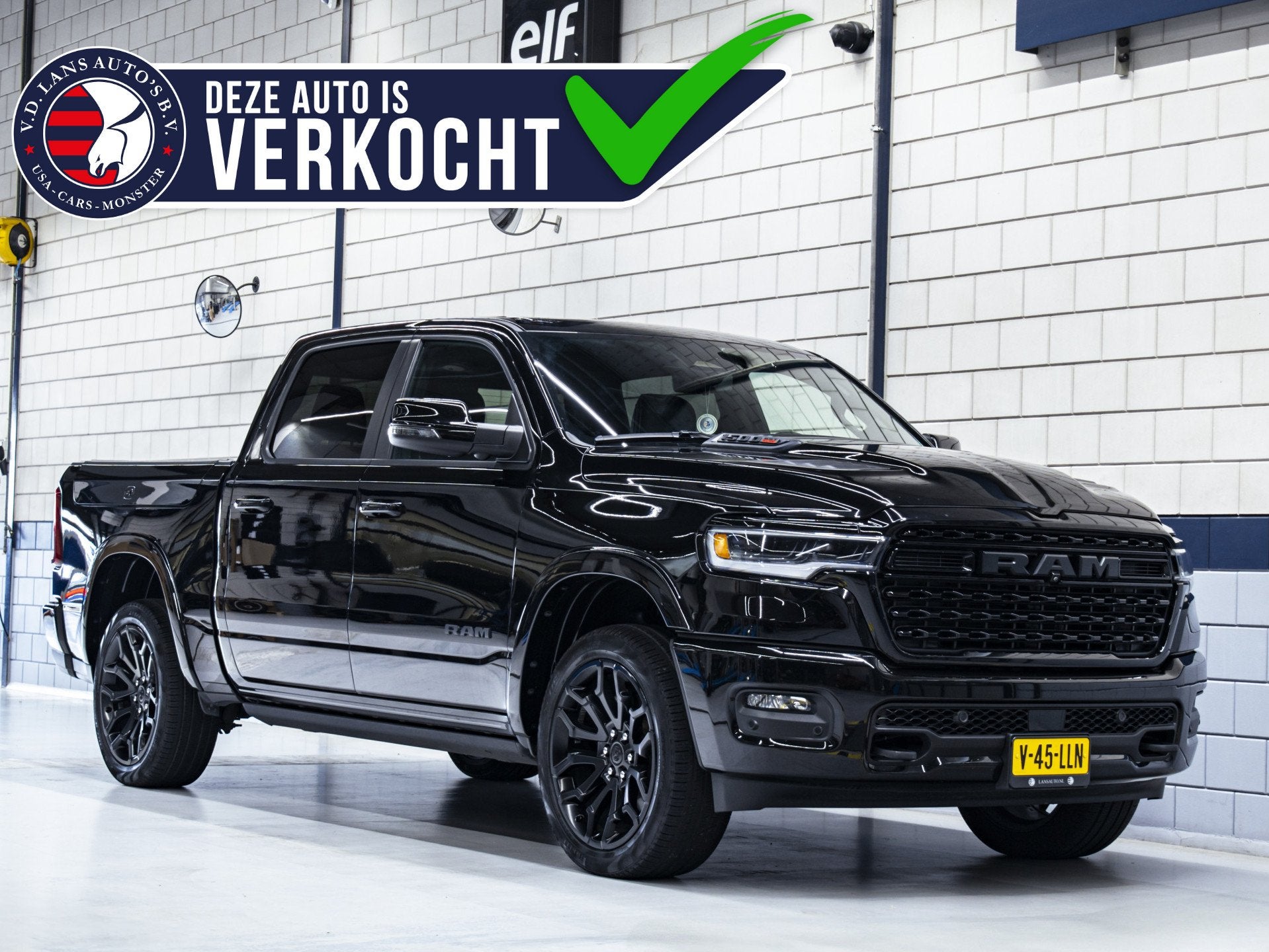 Dodge Ram 1500 Limited Night Hurricane | 3.0L High Output 54, Auto's, Automaat, Dealer onderhouden, 2993 cc, Leder en Stof