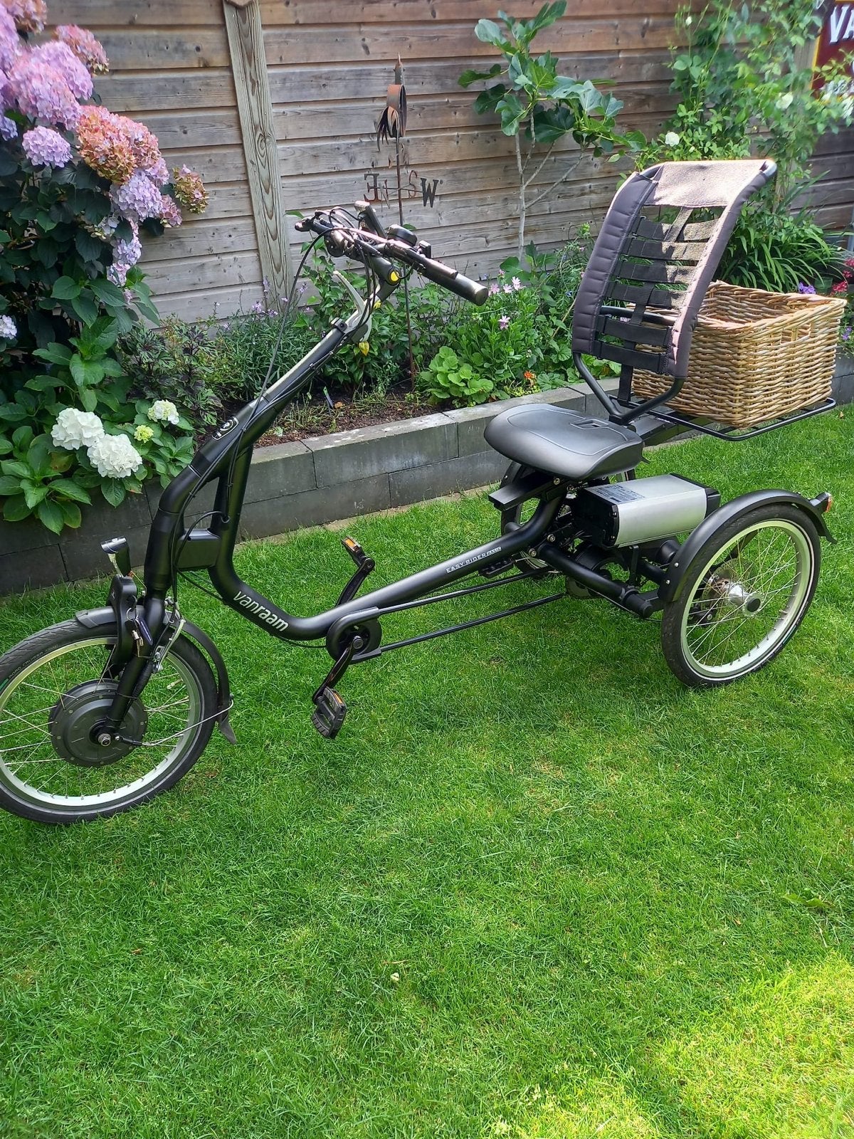 Van Raam Easy Rider driewielerfiets elektriche aandrijving, Ophalen, Zo goed als nieuw, Schijfrem