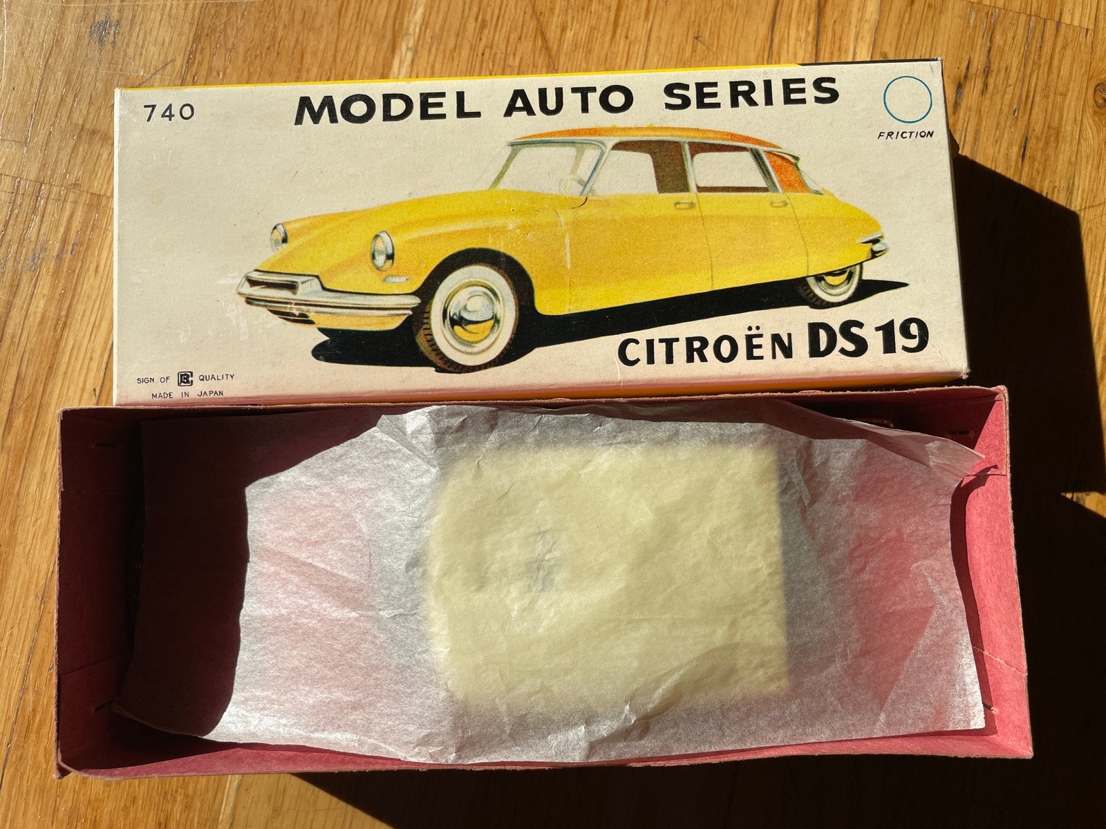 Bandai Citroen DS 19 - frictie - 1960, Antiek en Kunst, Antiek | Speelgoed, Verzenden