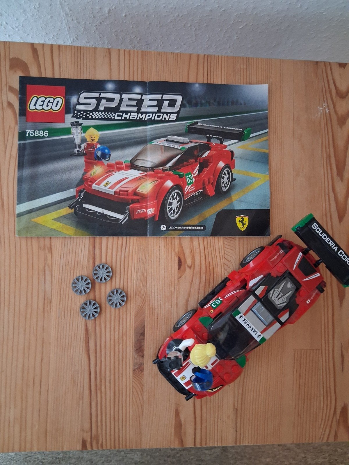 Lego Speed Champions Ferrari 75886 compleet met boekje, Ophalen, Gebruikt, Overige merken