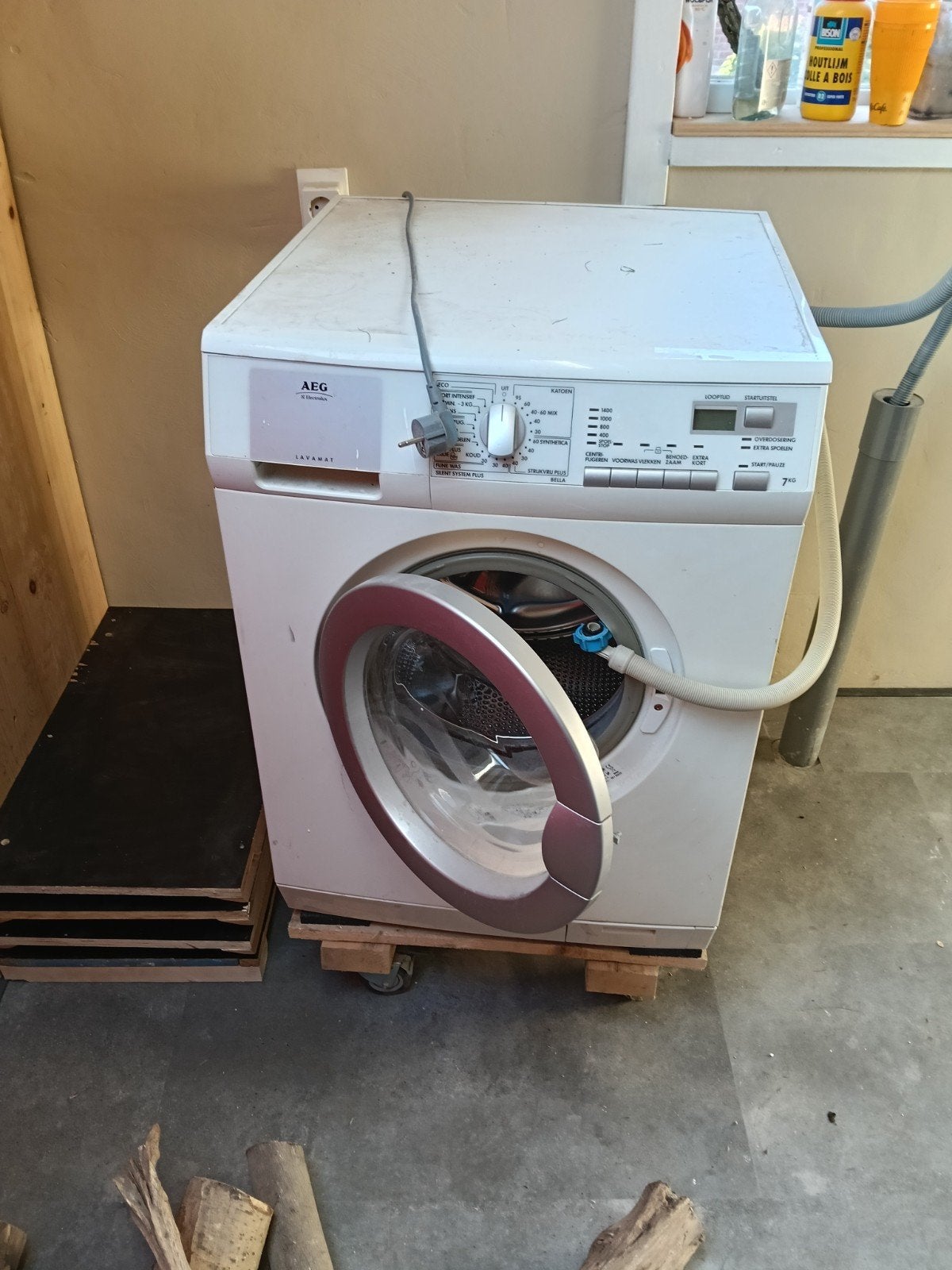 Goed gebruikte wasmachine, Ophalen, Gebruikt, 1200 tot 1600 toeren, Minder dan 85 cm