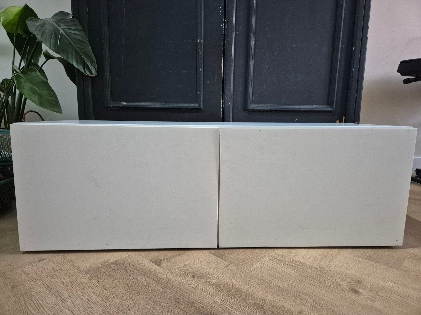 Besta ikea kast met twee deuren, Ophalen, Gebruikt, 100 tot 150 cm, Minder dan 100 cm
