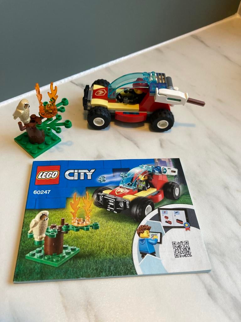 Lego City 60247 Bosbrand, Lego, Ophalen of Verzenden, Complete set, Inclusief instructies