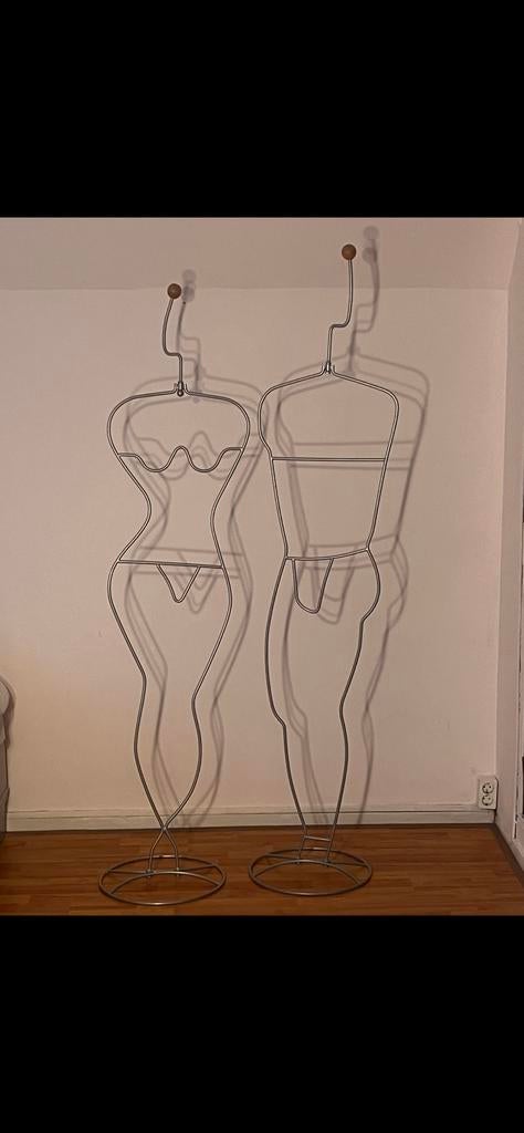 Ikea vintage Elhén Johansson dressgirl & dressboy, Huis en Inrichting, Ophalen, Overige materialen, Zo goed als nieuw, Staande kapstok