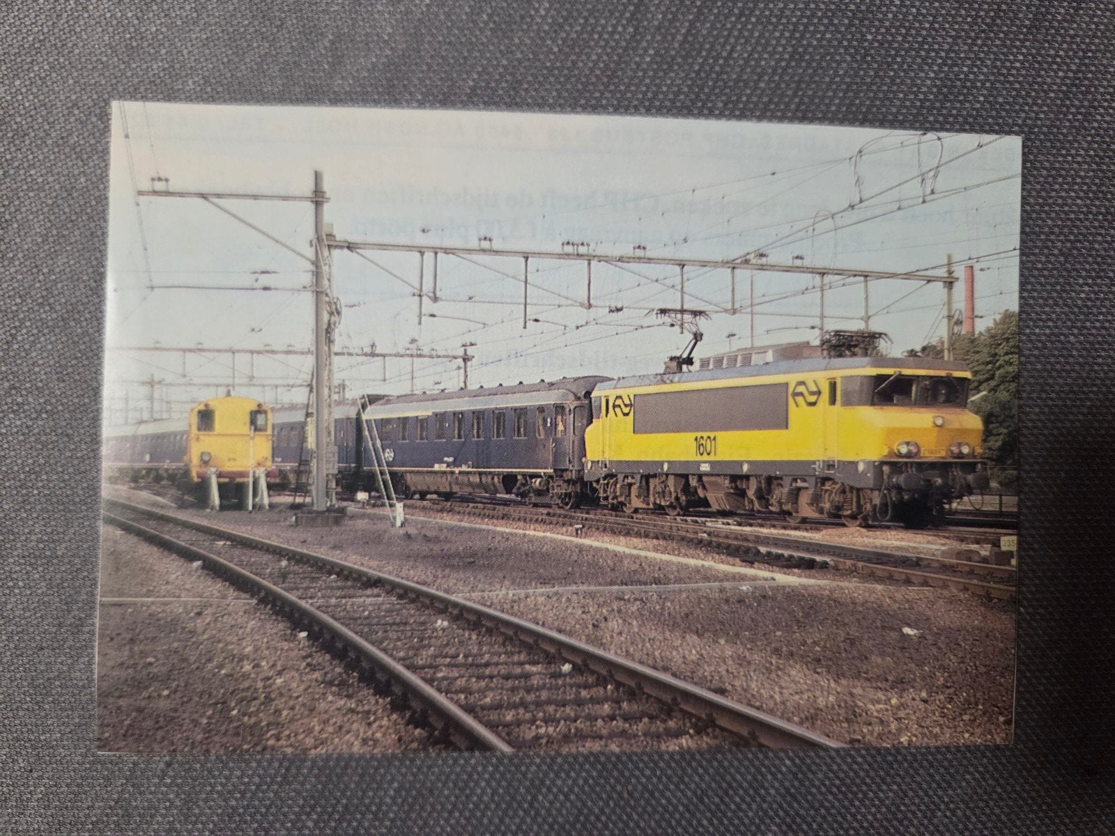 NS Locomotief 1600 - Historische Kaart/Prent, Ophalen of Verzenden