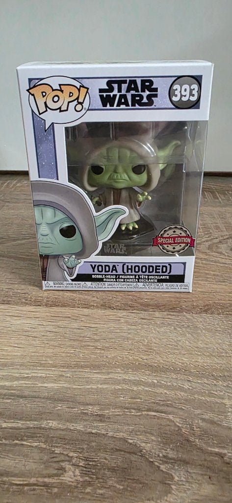 Funko Pop! Star Wars Yoda (Hooded) #393 Special Edition, Ophalen of Verzenden, Zo goed als nieuw