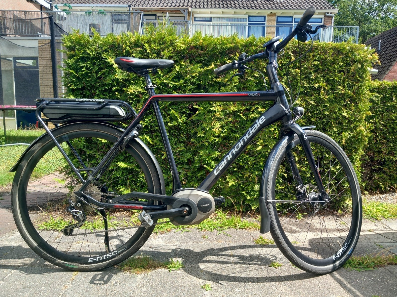 Cannondale Mavaro elektrische herenfiets, Gebruikt, 59 cm of meer, 50 km per accu of meer, Ophalen
