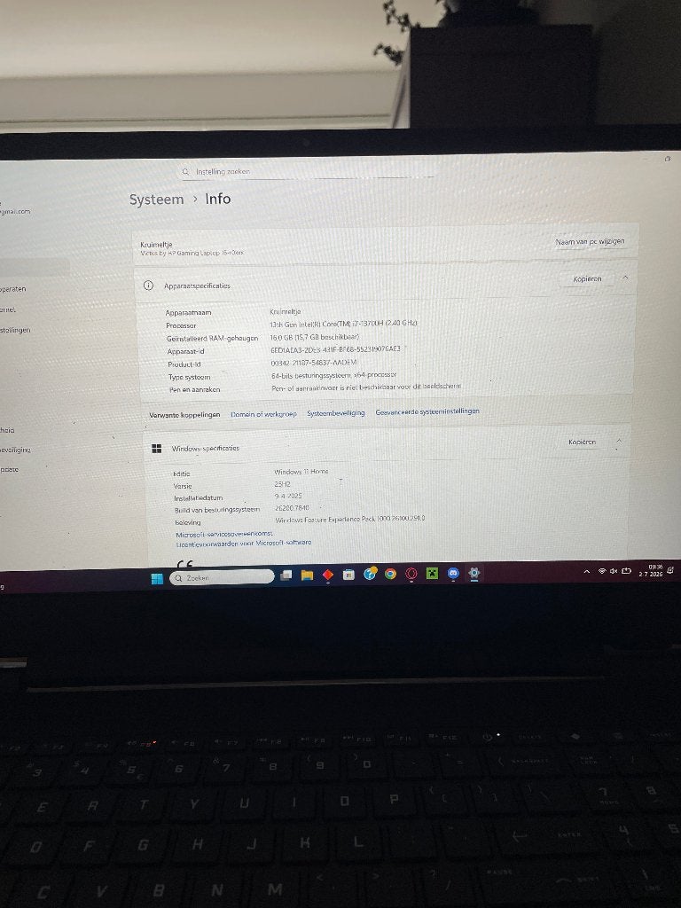 HP Victus 16-r0976nd i7 / RTX 4070 / 16GB / 1TB SSD / 144Hz, Computers en Software, Windows Laptops, Hp, Qwerty, Nieuw, Ophalen of Verzenden