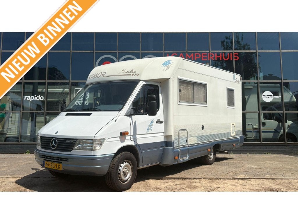 Rimor Sailer 670 FaceToFace,Vastbed,Luifel, Caravans en Kamperen, Campers, Airbags, Bedrijf, Afzuigkap, Half-integraal