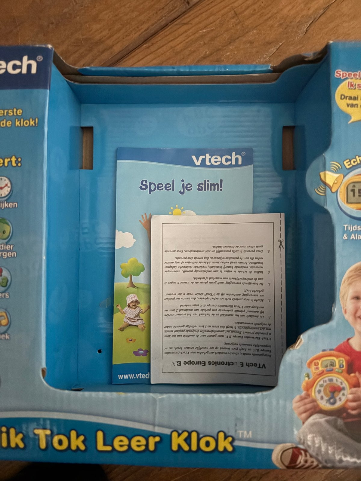 VTech Tik Tok Leer Klok - Educatief Speelgoed, Ophalen, Nieuw, Overige typen, Met licht