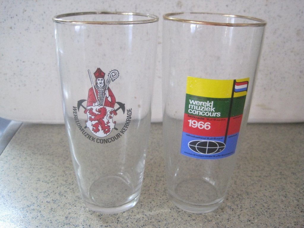 2 oude wmc glasen, Verzamelen, Ophalen of Verzenden, Zo goed als nieuw