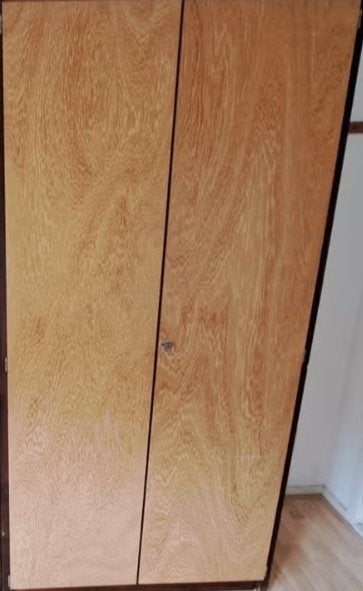 Lundia vlakke duo-deuren set 200x100 blank gelakt, Ophalen, Gebruikt