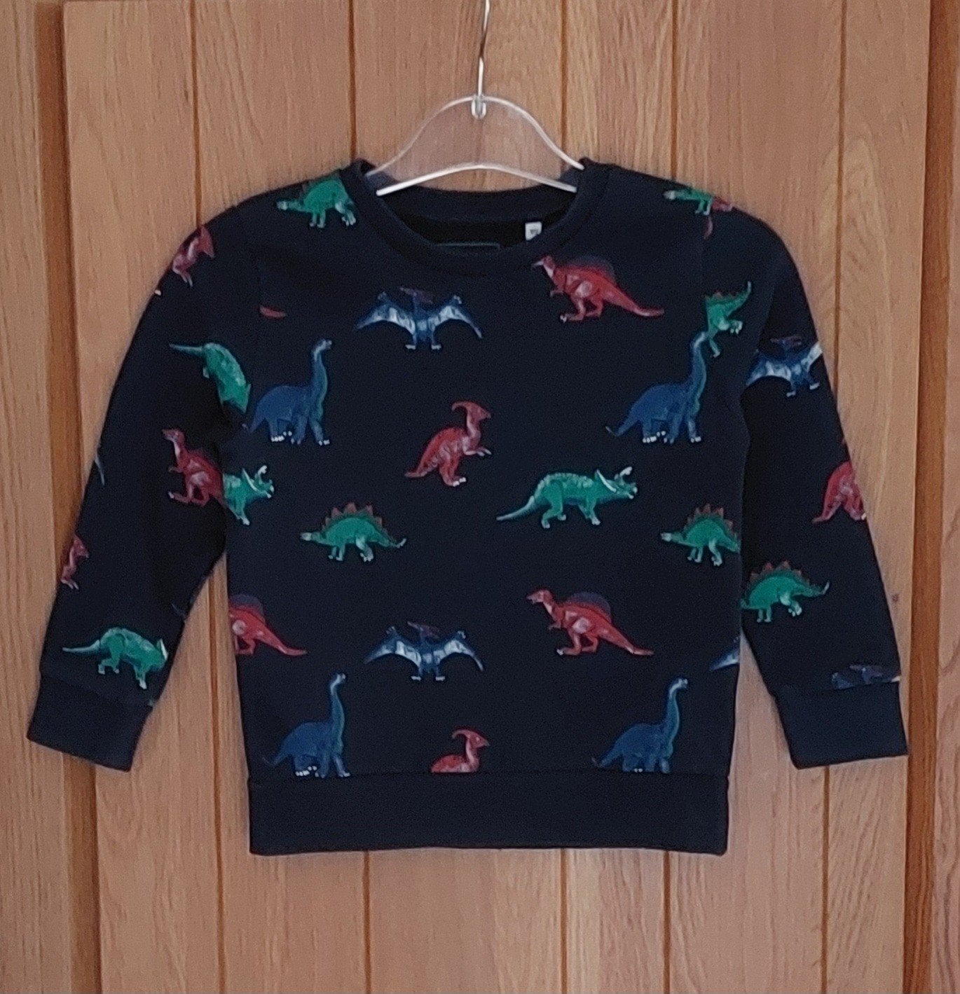 Palomino Trui met Dinosaurusprint - Maat 122, Ophalen, Palomino, Trui of Vest, Zo goed als nieuw
