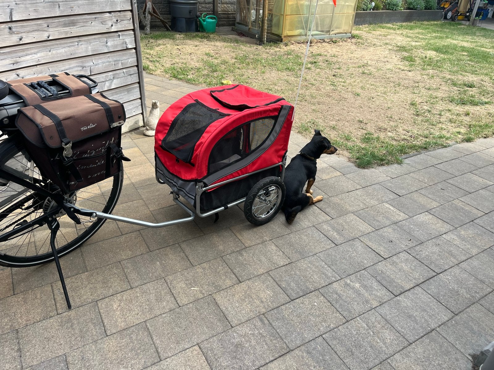 Hondenfietskar voor kleine honden zonder buggy set, Fietsen en Brommers, Fietsaccessoires | Aanhangers en Karren, Ophalen, Zo goed als nieuw