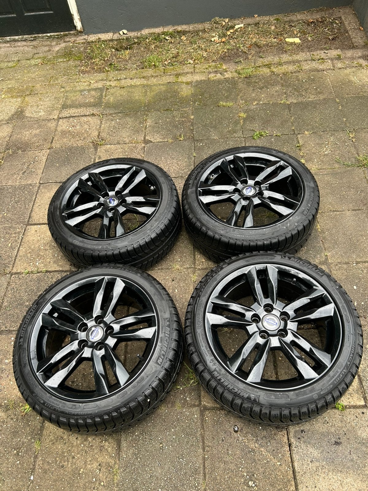 Volvo v60 s60 velgen met winterbanden., Ophalen, Gebruikt, Velg(en), 17 inch