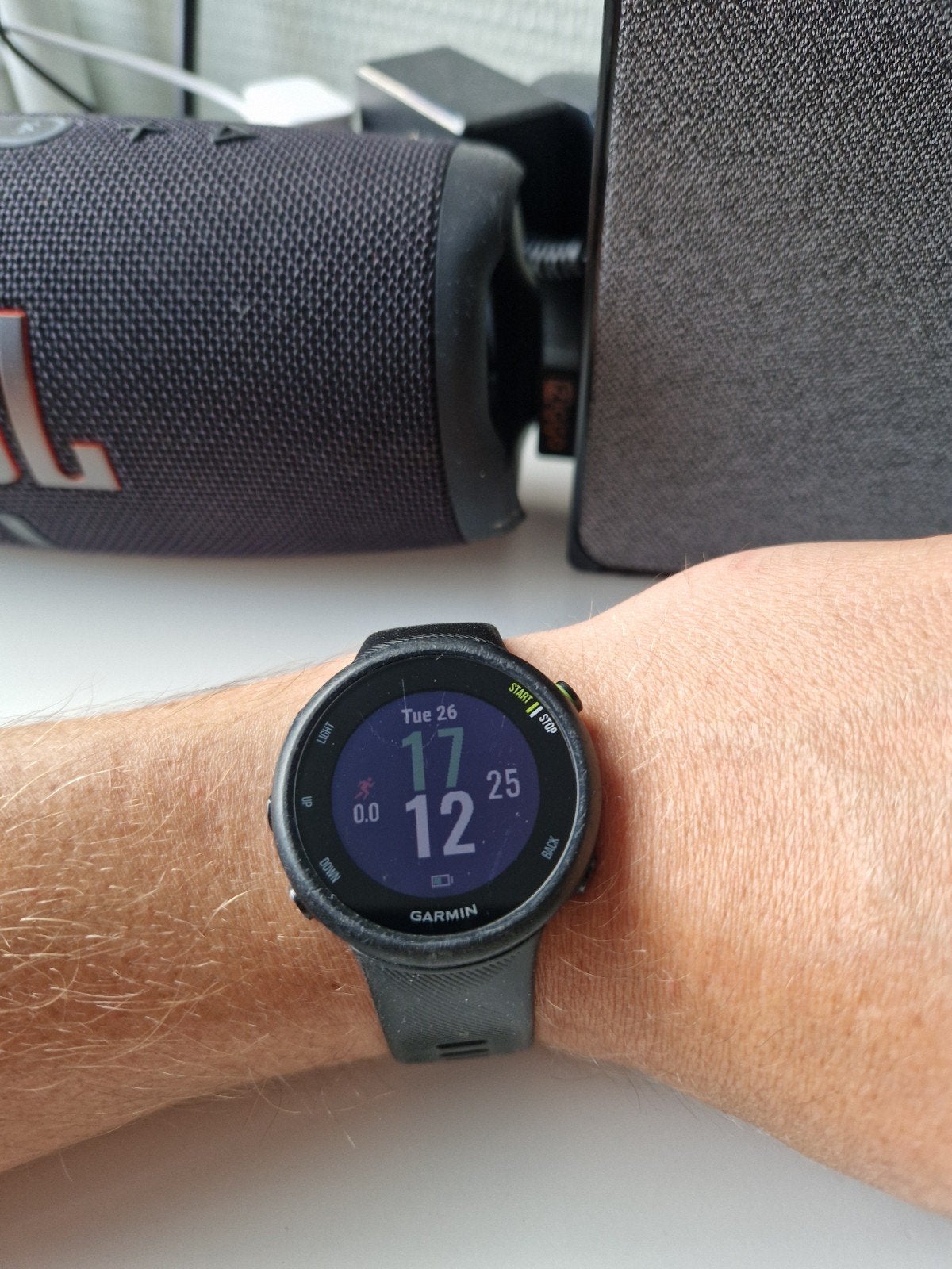 Garmin Forerunner 45 GPS sporthorloge - Gebruikt, Gebruikt, Verzenden, Zwart, Garmin