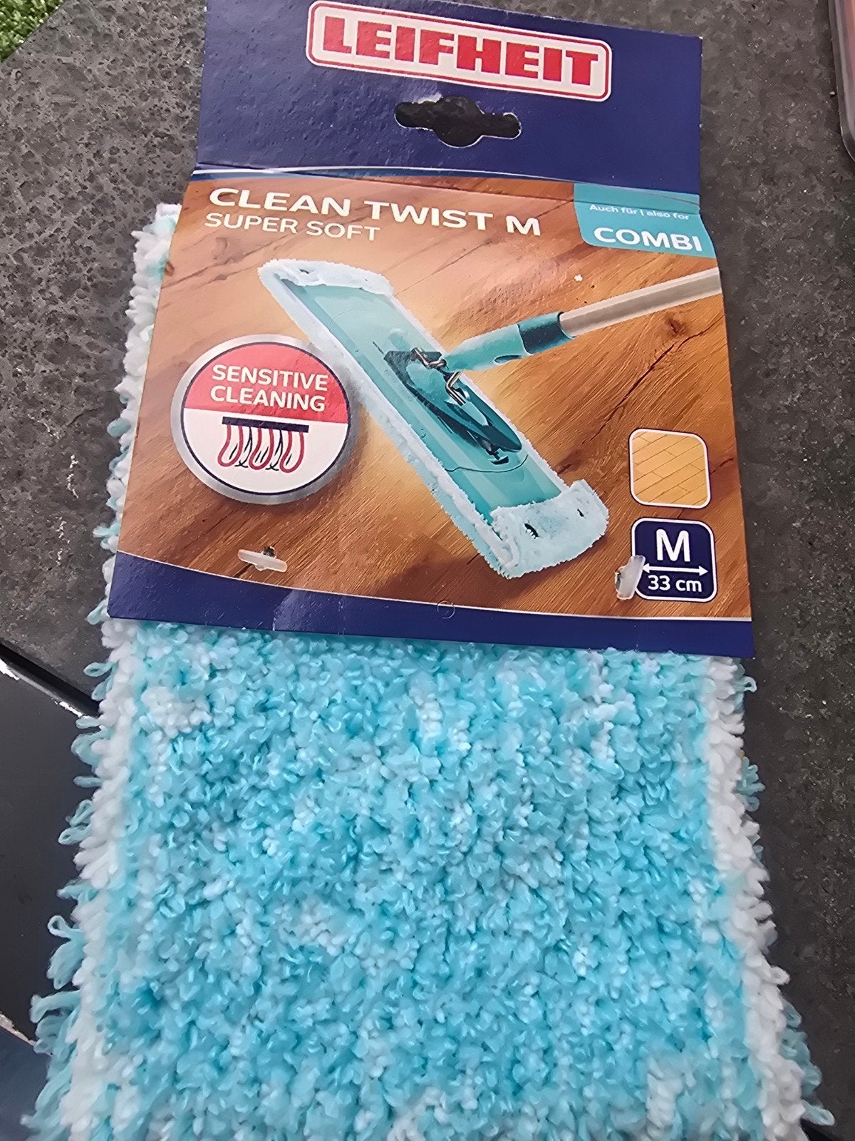Leifheit Clean Twist M Super Soft Mophoes 33 cm (DOOS 10), Ophalen of Verzenden, Mop of Dweil