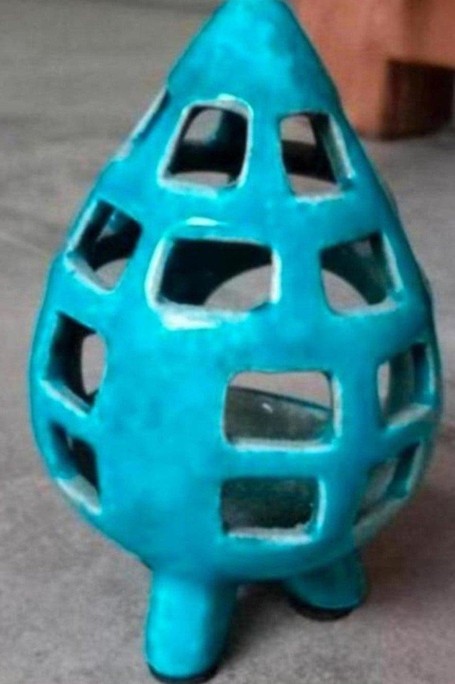 Brynxz Theelichthouder Turquoise - Sfeervol Licht, Gebruikt, Brynxz, Blauw, Waxinelichthouder