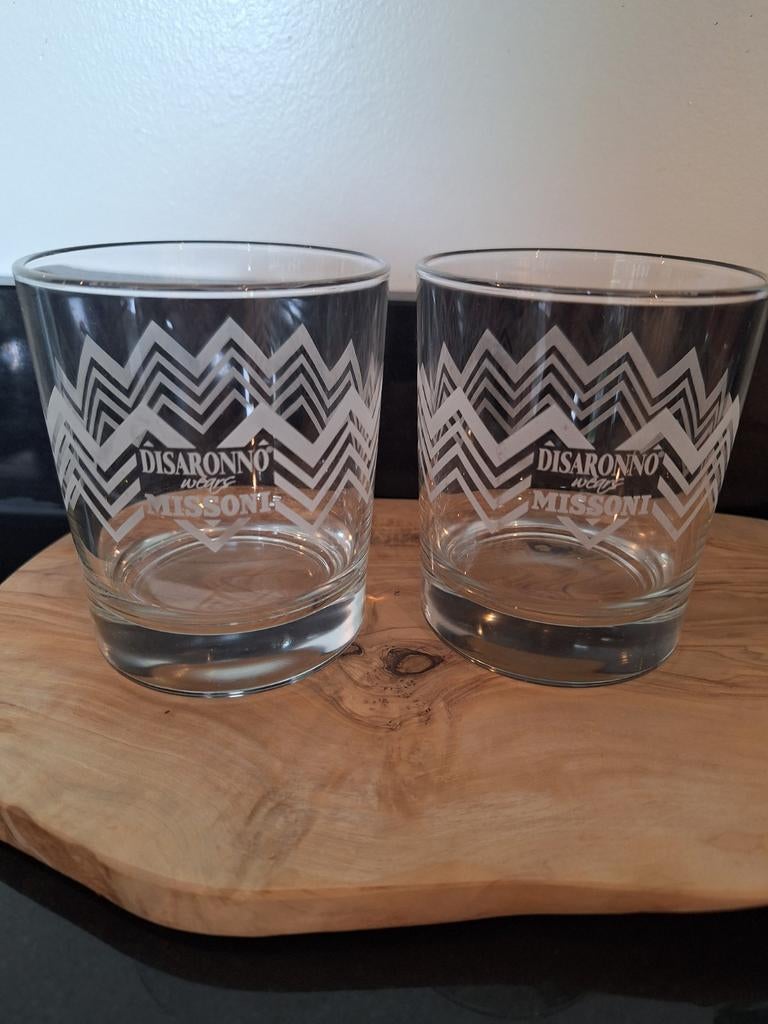 Disaronno Glazen Set, Huis en Inrichting, Glas of Glazen, Ophalen of Verzenden, Overige stijlen, Glas