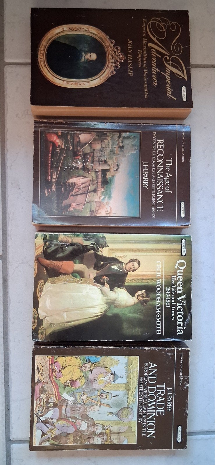 Historische Boeken Collectie - 4 Titels, Ophalen of Verzenden, 19e eeuw, Gelezen, Joan Haslip, J.H. Parry, Cecil Woodham-Smith