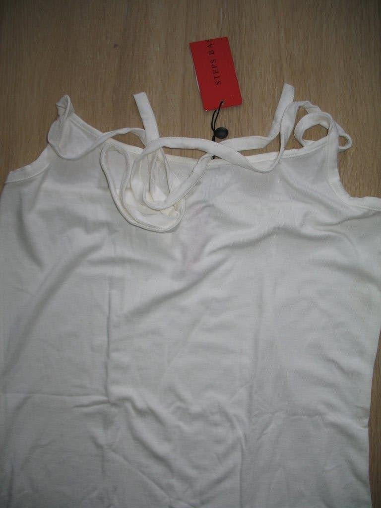 Steps Basic Halter Top Elka Licht Roomkleur Mt. S Vintage, Overige kleuren, Nieuw, Ophalen of Verzenden, Steps