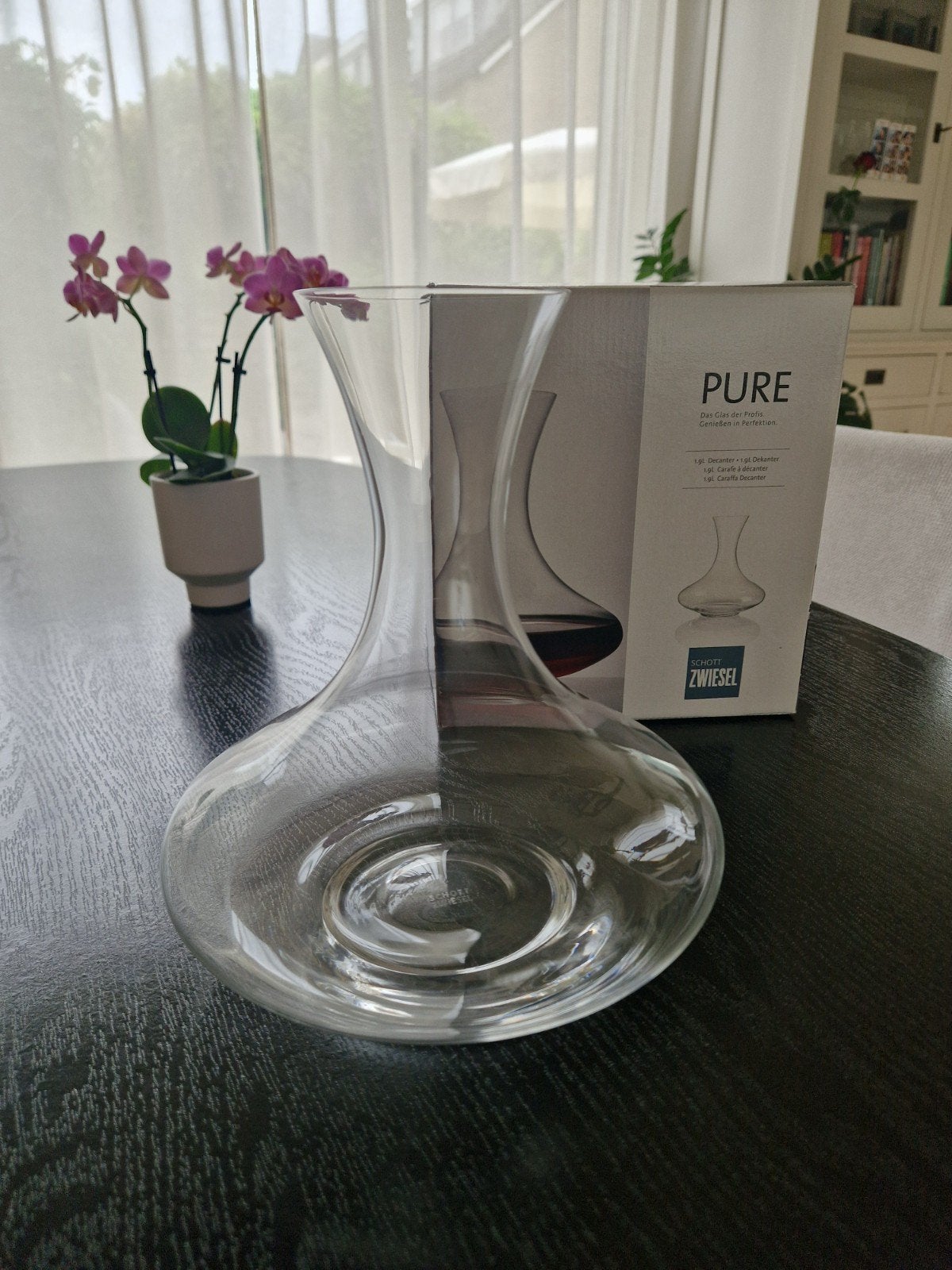 Schott Zwiesel Pure Decanter - 1.0L, Ophalen, Nieuw, Transparant, Glas