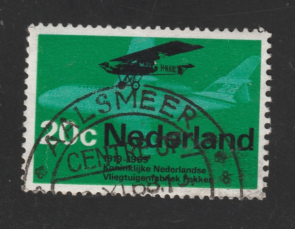 nvph 910 met stempel Aalsmeer (10722), Postzegels en Munten, Ophalen of Verzenden, Na 1940, Gestempeld