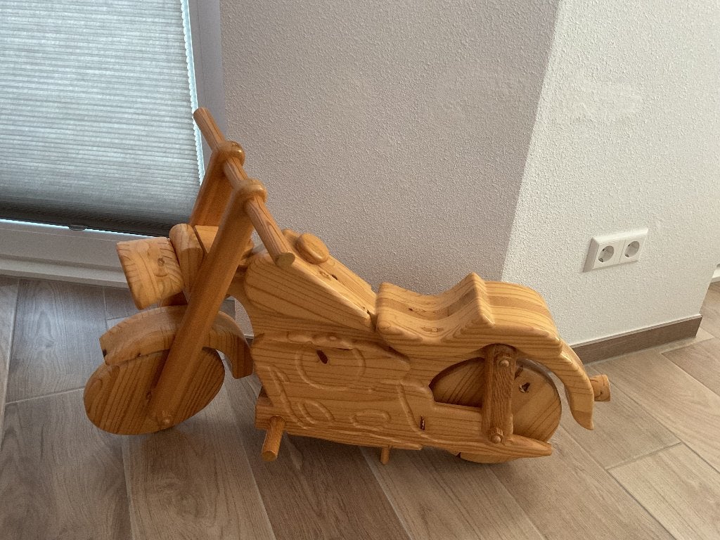 Houten brommer zelfgemaakt, Ophalen, Zo goed als nieuw, Overige typen