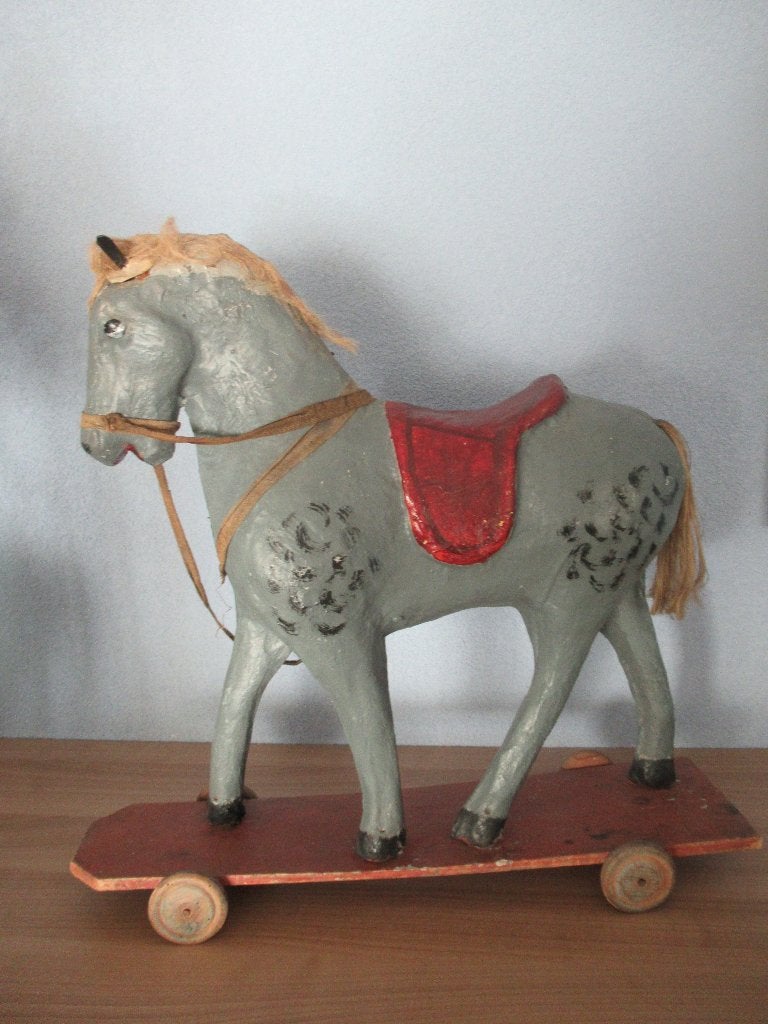 antiek speelgoed paard, Antiek en Kunst, Ophalen