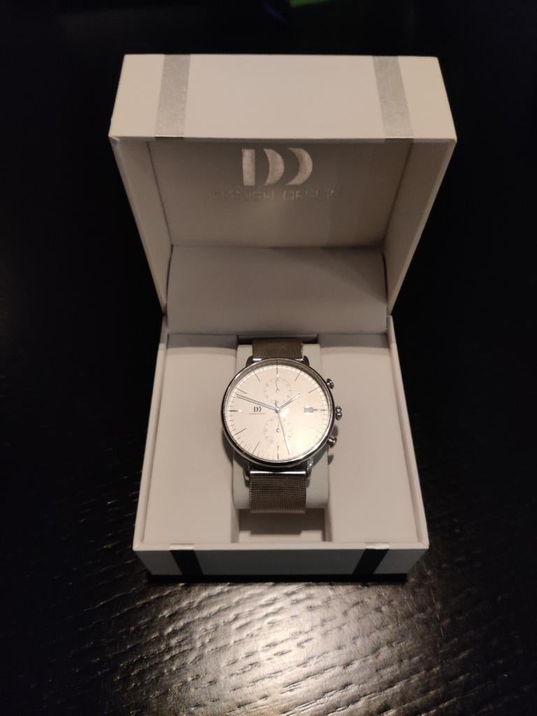 Herenhorloge Danish Design, Sieraden, Tassen en Uiterlijk, Horloges | Heren, Overige merken, Staal, Staal, Polshorloge