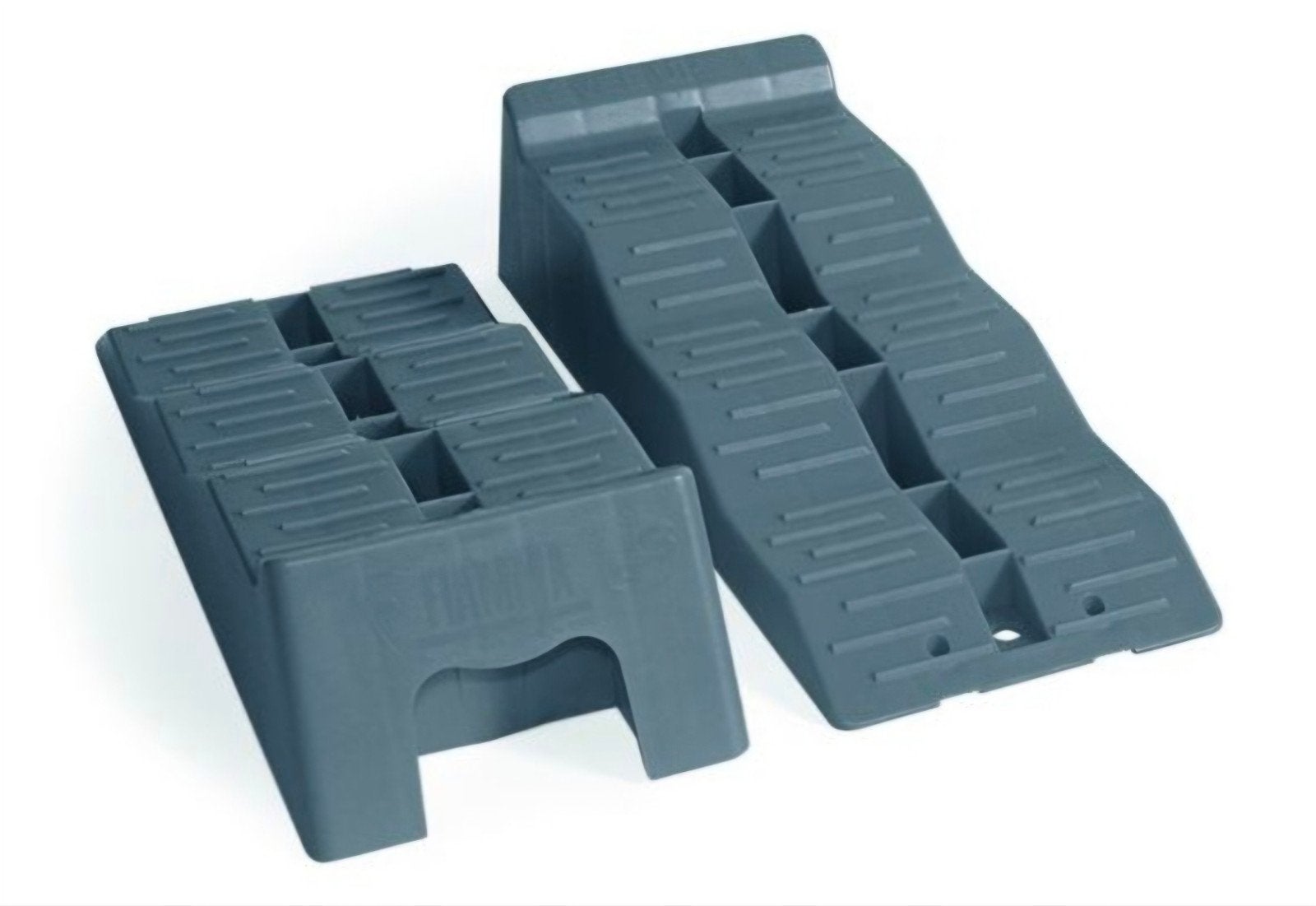 Set van 2 Caravan Levelers - Oprijblokken Camper, Ophalen of Verzenden, Zo goed als nieuw