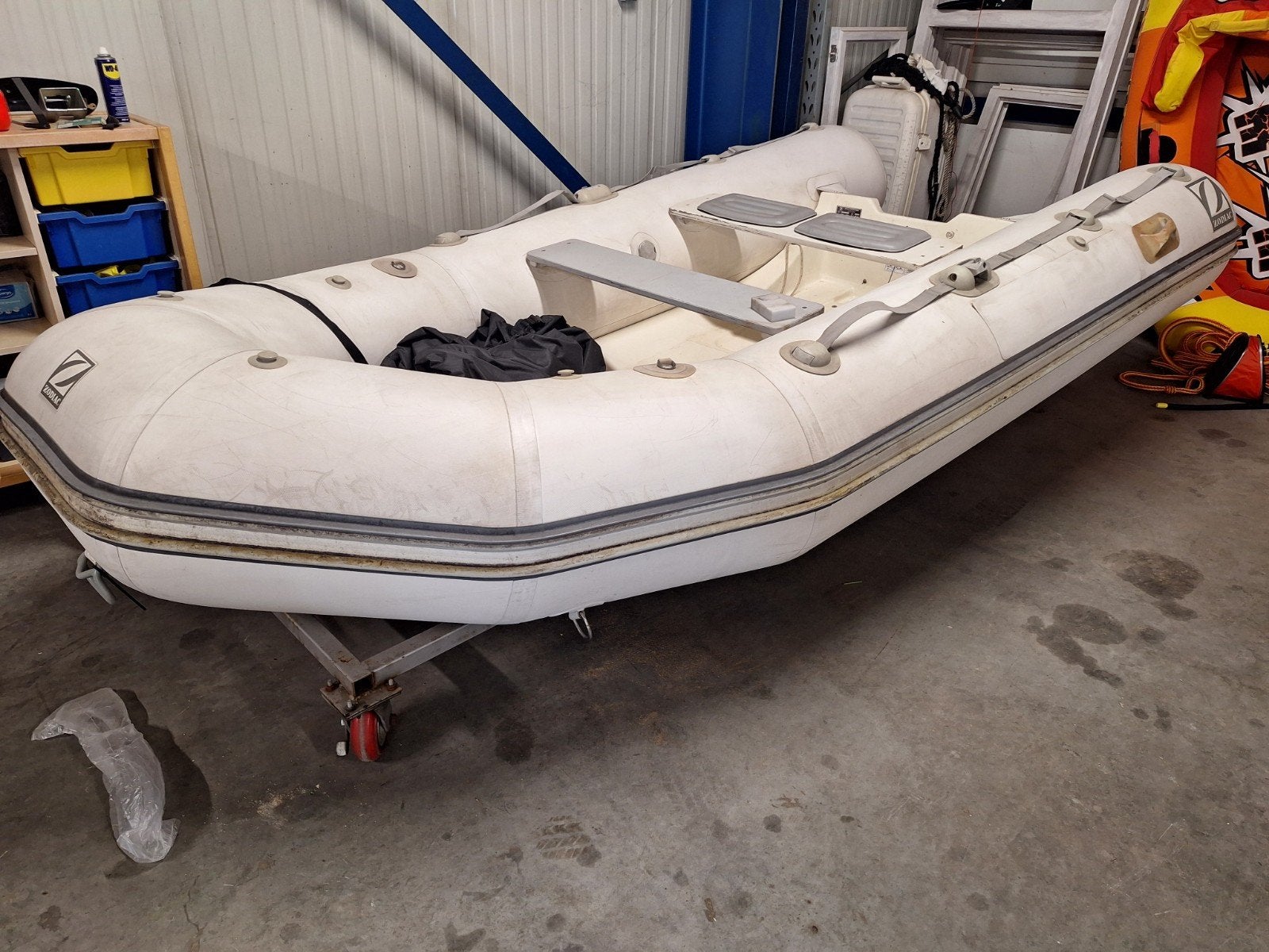 Zodiak 3.50m, Watersport en Boten, Rubberboten, Aluminium, Ophalen of Verzenden, Zodiac, Pomp