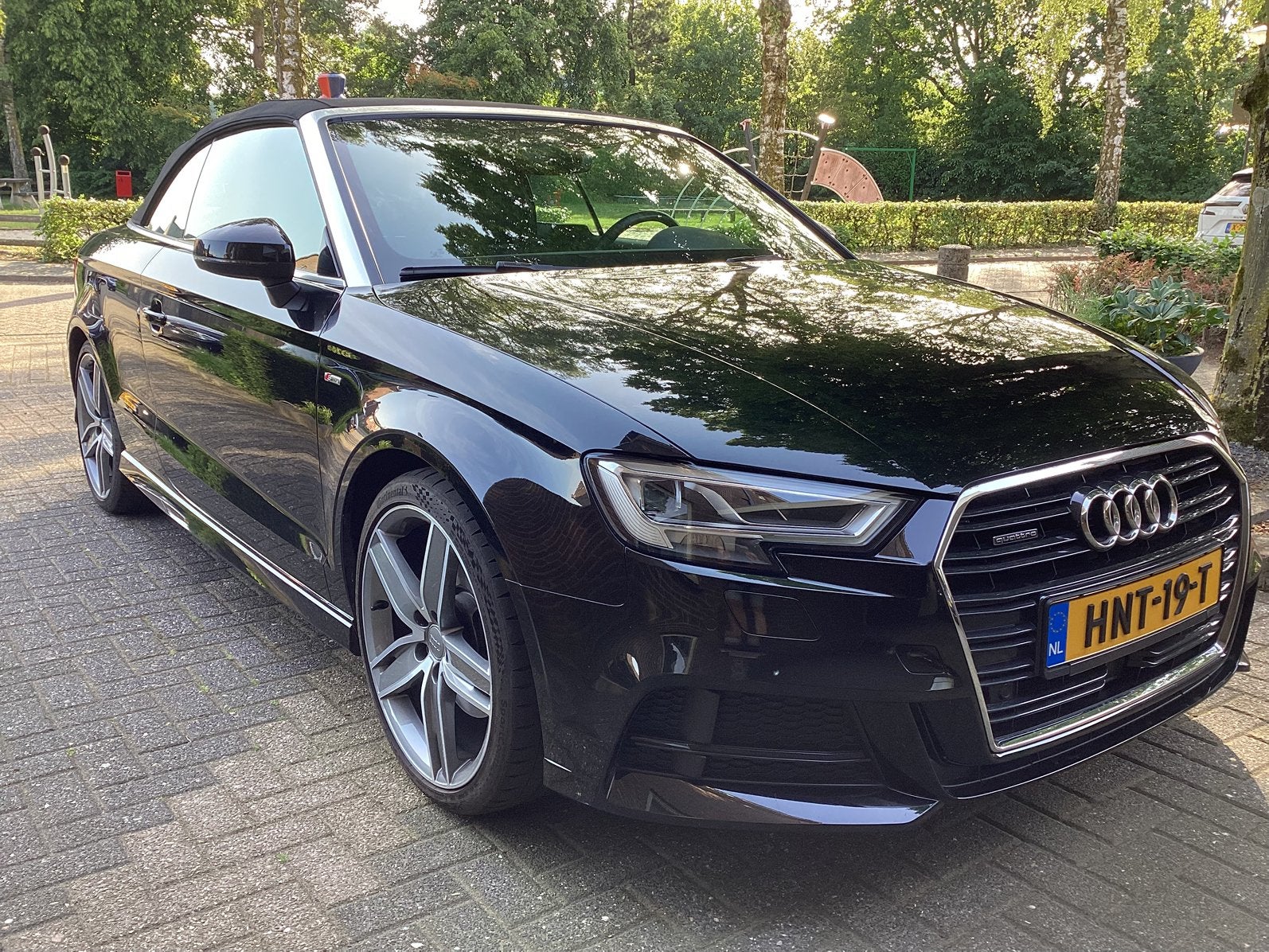 Audi A3 40 TFSI Quattro AUT 2019 ,S-line,  ACC , trekhaak, Auto's, Automaat, 4 stoelen, Zwart, Particulier