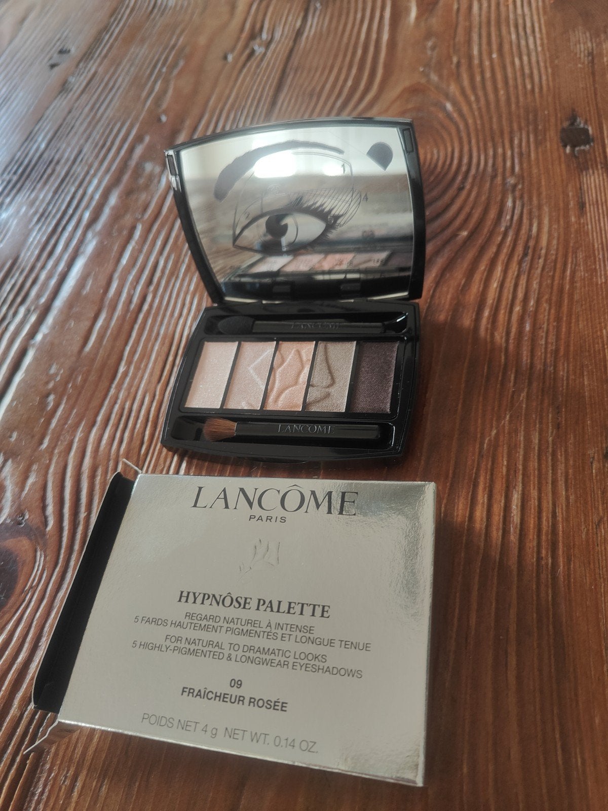 Nieuw Lancome make up 09 fraicheur rosee bruin, Ophalen of Verzenden, Nieuw, Bruin, Ogen