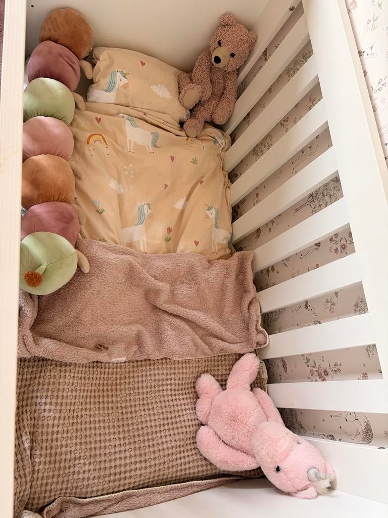 Wit TWF Ledikant / exclusief matras en beddengoed., Ophalen, Zo goed als nieuw, Ledikant