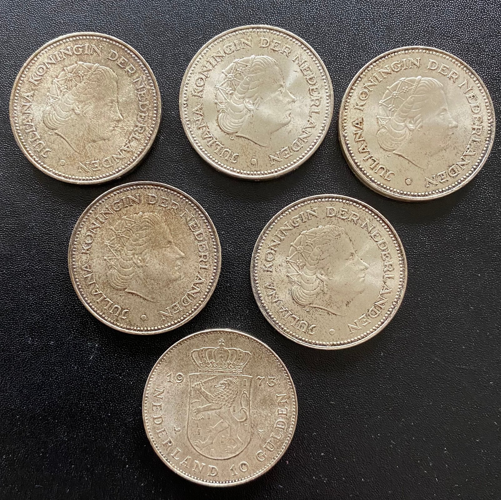 Verzamelen 10 gulden munten van zilver., Postzegels en Munten, Ophalen, Zilver, Overige landen, Overige waardes
