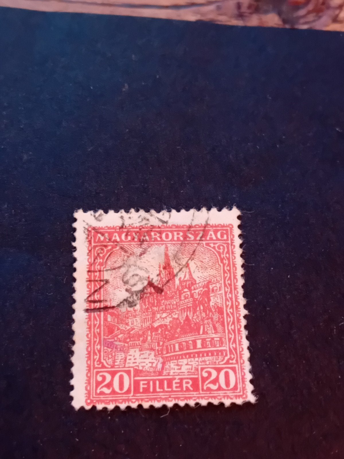 Hongarije 20 Filler postzegel - Gestempeld, Postzegels en Munten, Ophalen of Verzenden, Gestempeld