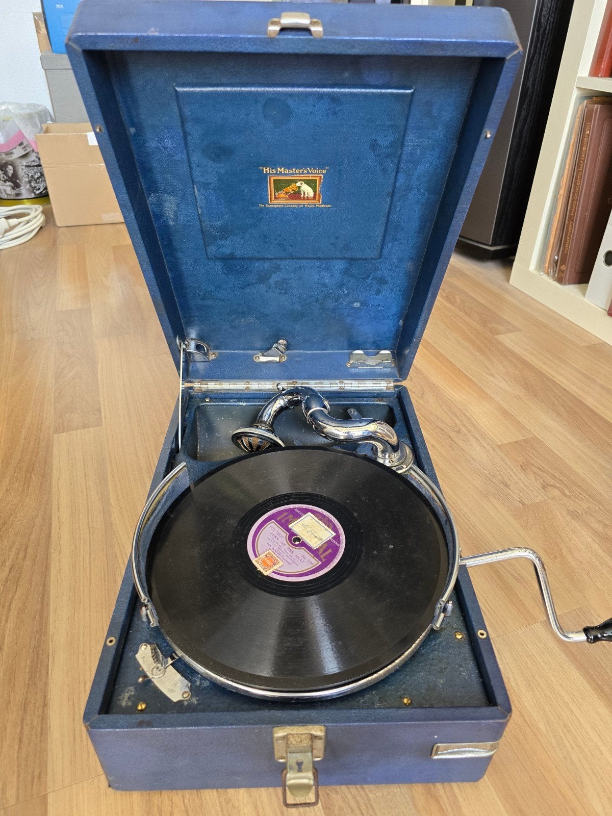 T.k.a. mooie HMV 102 (vroege uitgave 1931.), Ophalen