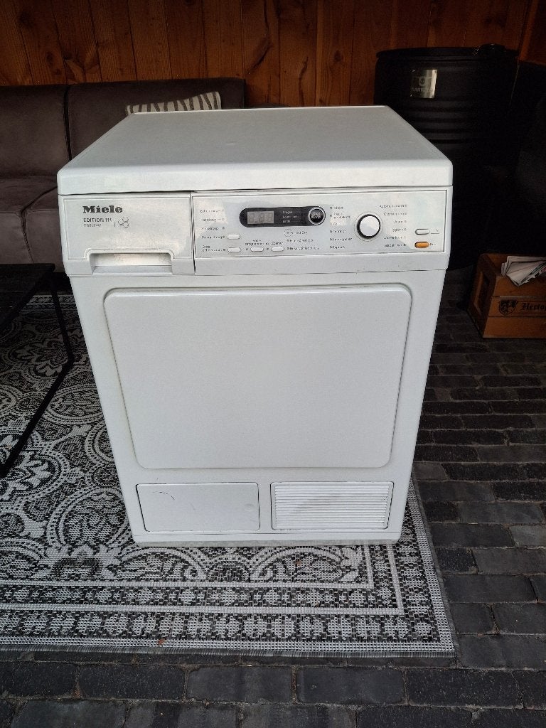 Wasdroger Miele Edition 111 T8861 WP, Witgoed en Apparatuur, Wasdrogers, Ophalen, 6 tot 8 kg, Gebruikt, Voorlader