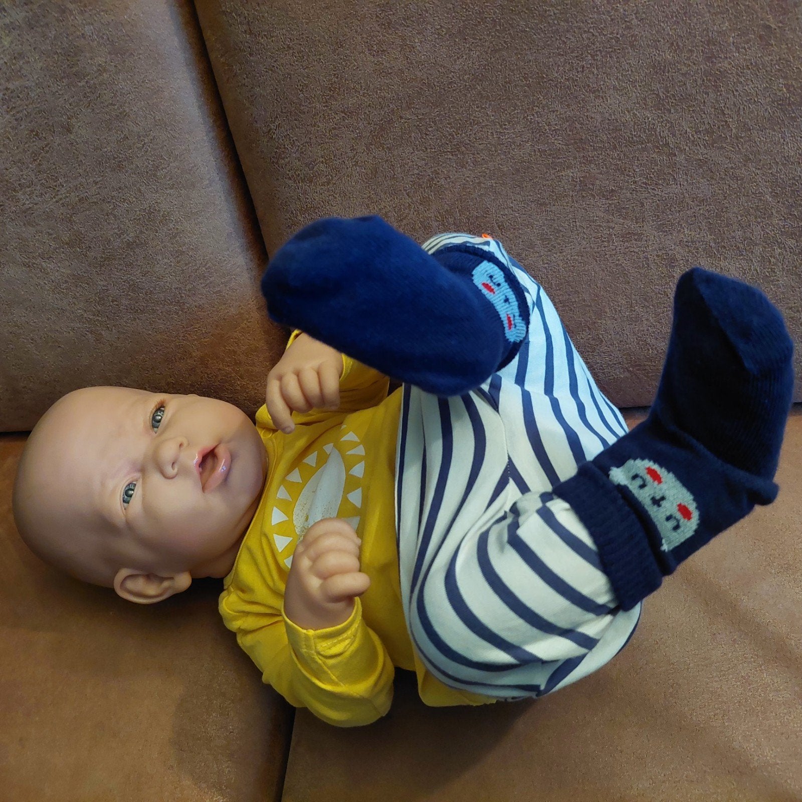 Reborn babypop, Ophalen of Verzenden, Zo goed als nieuw, Pop, Levensecht of Reborn