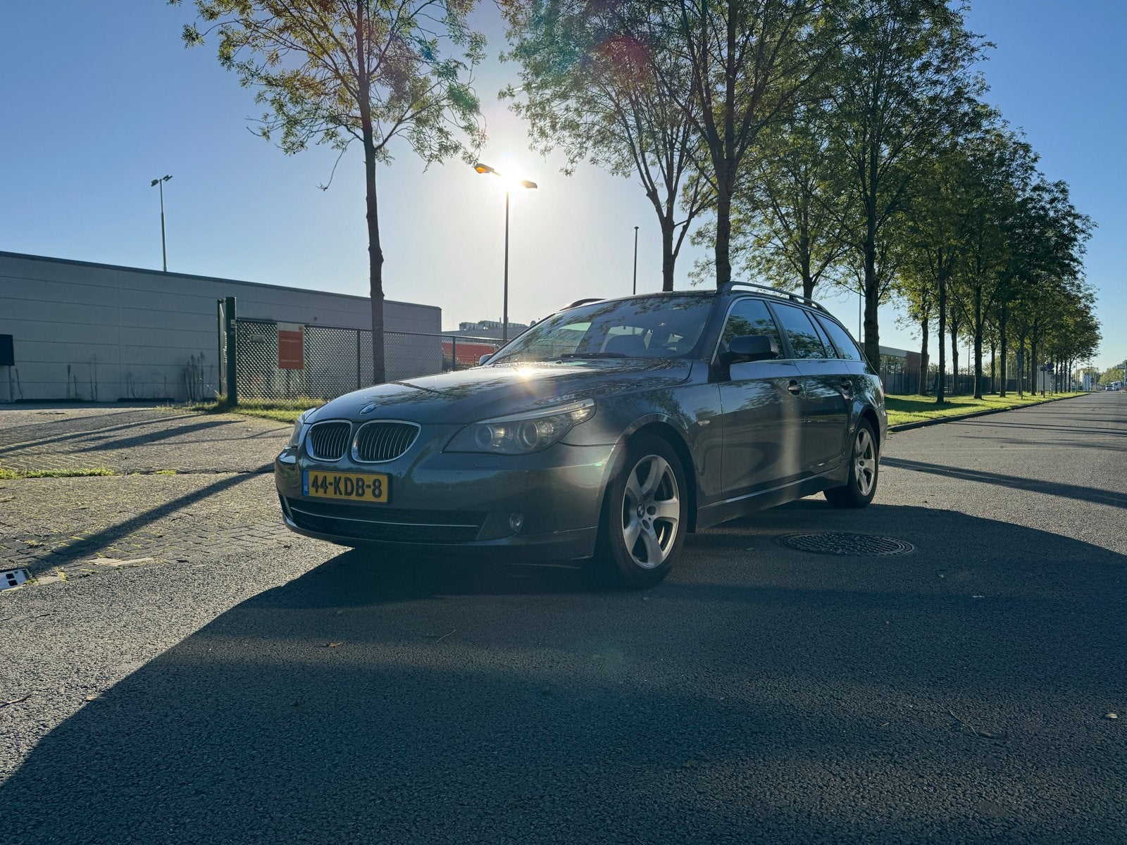 BMW 5-Serie 530D AUT 2008 Grijs Youngtimer, Automaat, Euro 5, Zwart, 2000 kg