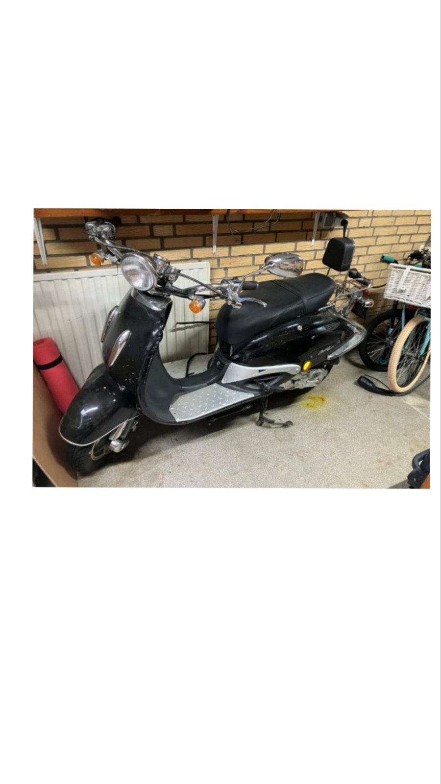 Zwarte Scooter - Goed onderhouden, Overige merken, Gebruikt, Ophalen of Verzenden, Benzine