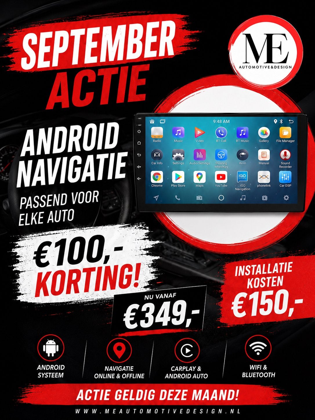 Android navigatie, Ophalen of Verzenden, Nieuw