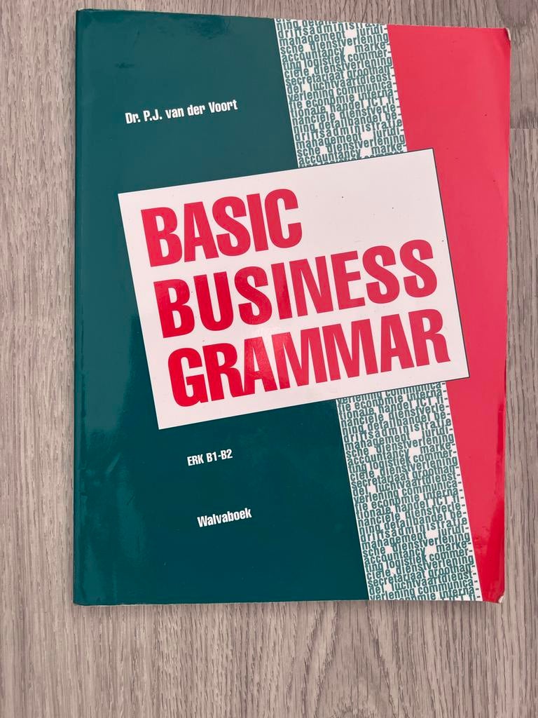 Basic Business Grammar - Walvaboek (ERK B1-B2), Ophalen, Zo goed als nieuw, Non-fictie
