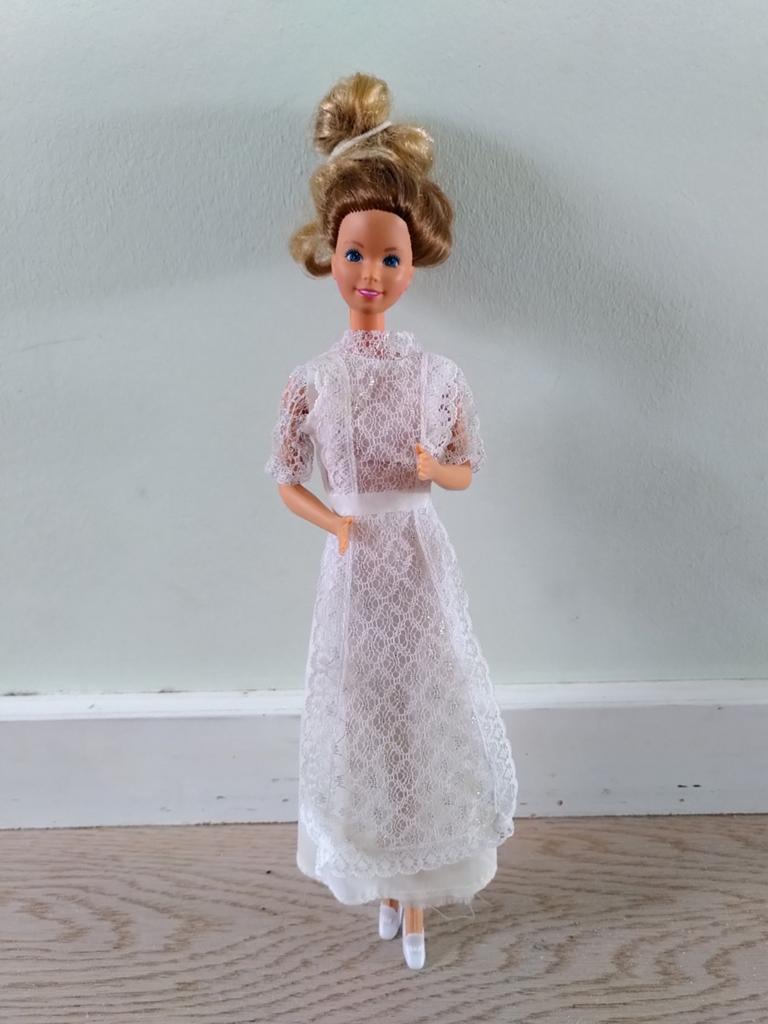 Barbie bruid vintage (jaren '80), Verzamelen, Ophalen of Verzenden, Gebruikt, Pop