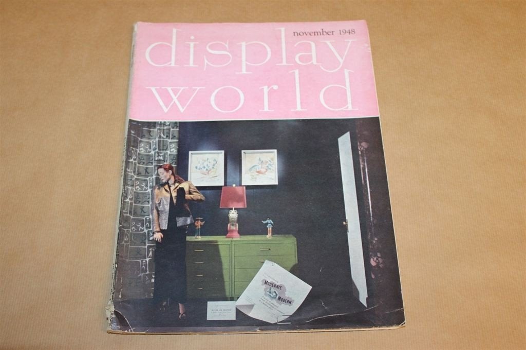 Display World - November 1948 - Over etalagepoppen e.d., Ophalen of Verzenden, 1940 tot 1960, Knipsel(s)